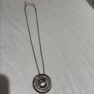 𝅺Brighton Silver Circle Pendant Necklace